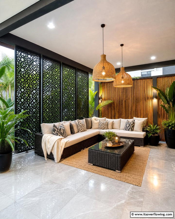Decorative Privacy Screens - 25 California Room Design Ideas for Indoor-Outdoor Living