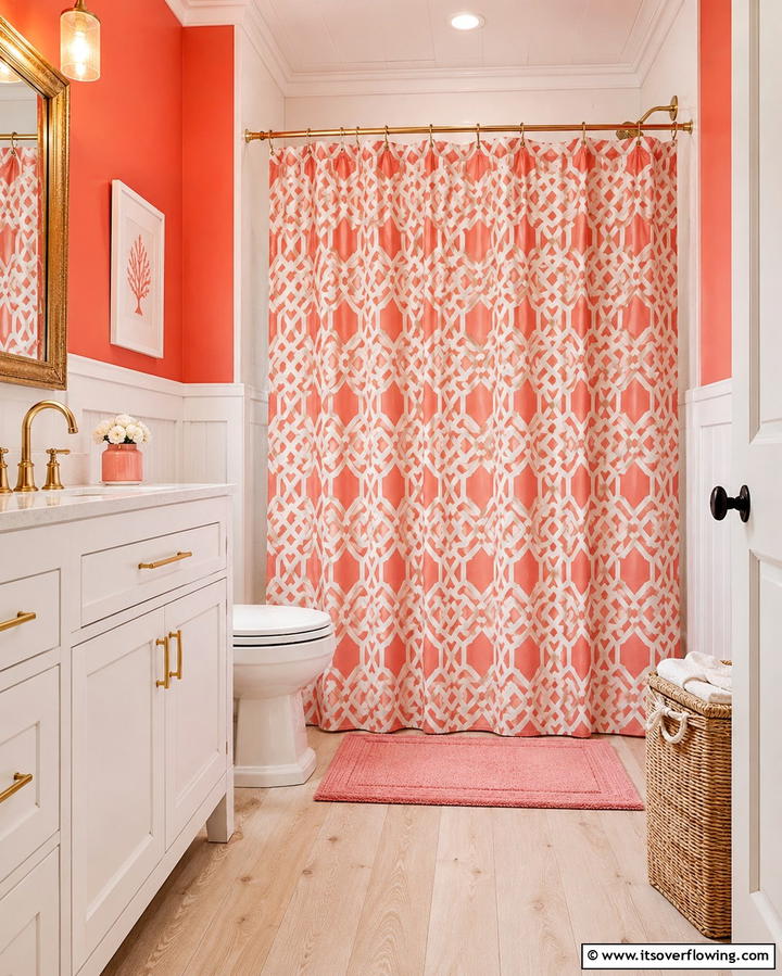 Decorative Shower Curtains - 25 Small Bathroom Walk-in Shower Ideas for Modern Homes