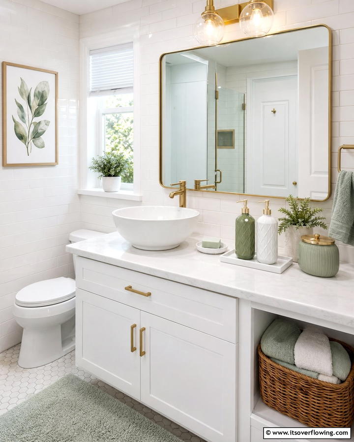 Decorative Soap Dispensers - 25 Dorm Bathroom Ideas to Maximize Space and Style