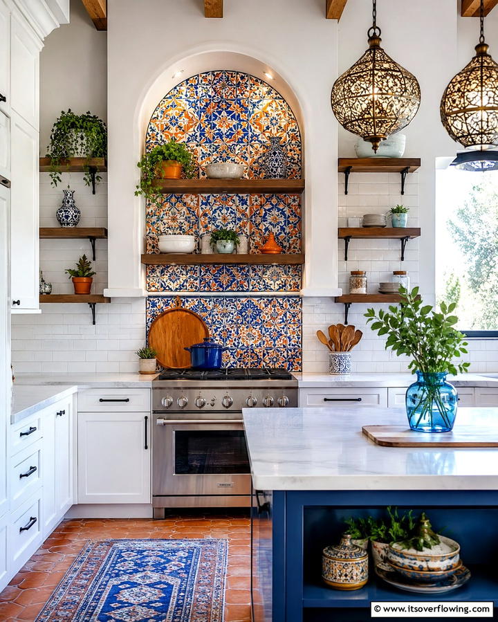 Decorative Tile Niches - 20 Wall Niche Ideas to Display Art and Decor Creatively