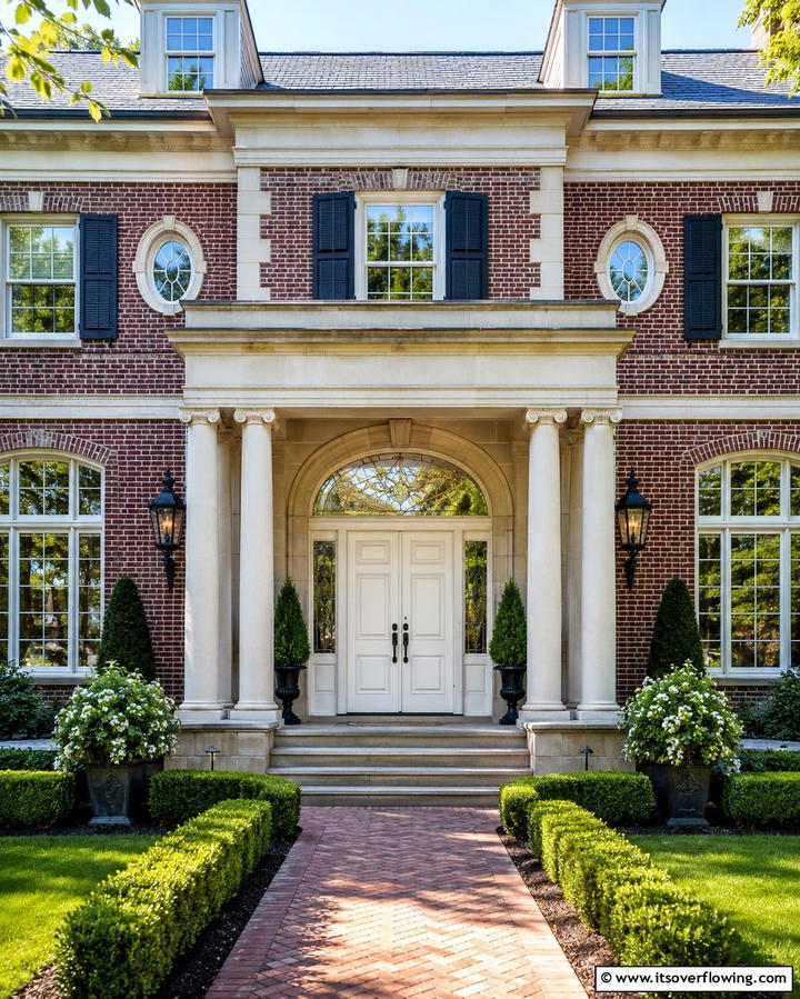 Decorative Transoms - 25 Double Front Door Ideas for a Grand Entrance
