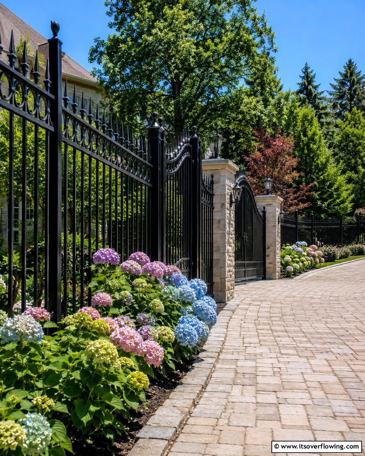 Decorative Vinyl Fence - 30 Backyard Fence Ideas for Style and Functionality
