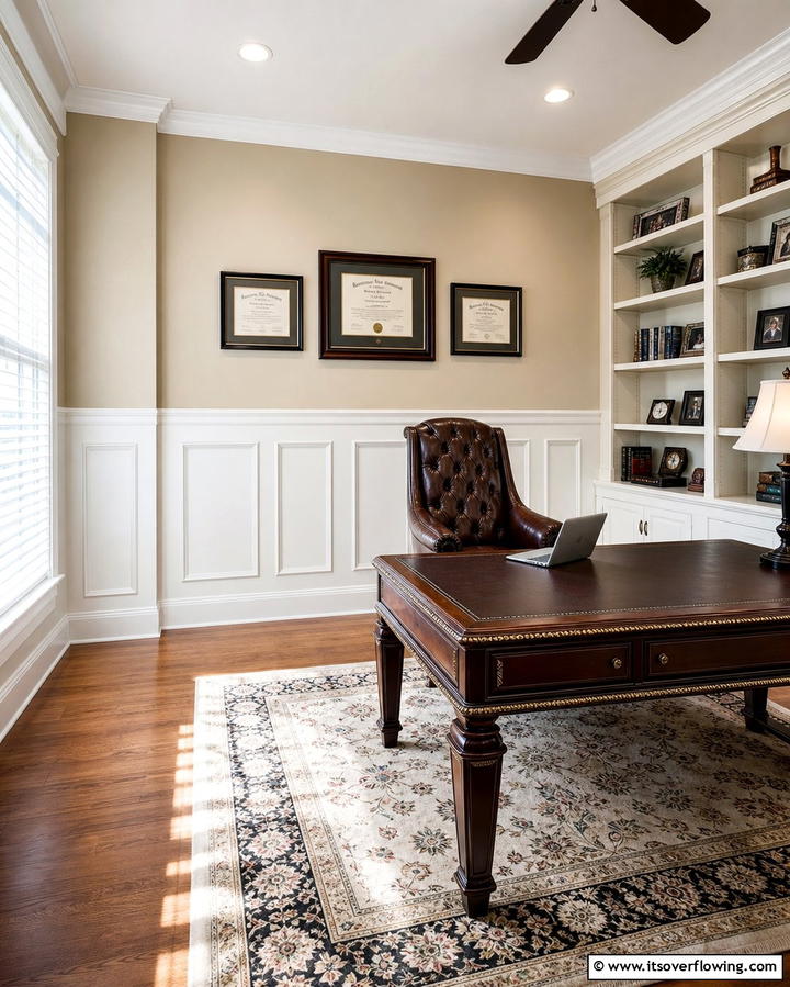 Decorative Wall Paneling - 25 Traditional Interior Design Ideas for Classic Homes