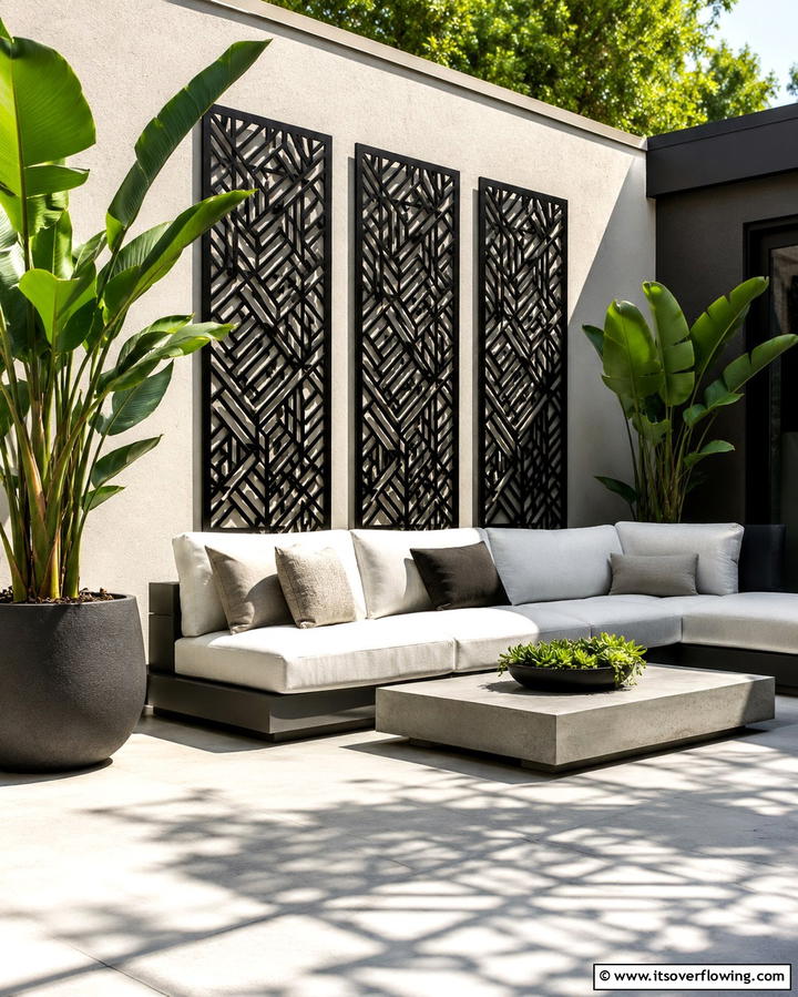 Decorative Wall Panels - 25 Patio Wall Ideas to Transform Your Outdoor Space