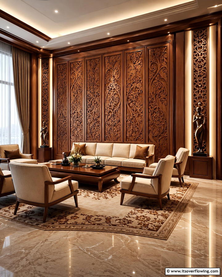 Decorative Wall Panels - 30 Art Nouveau Interior Design Ideas for Timeless Elegance