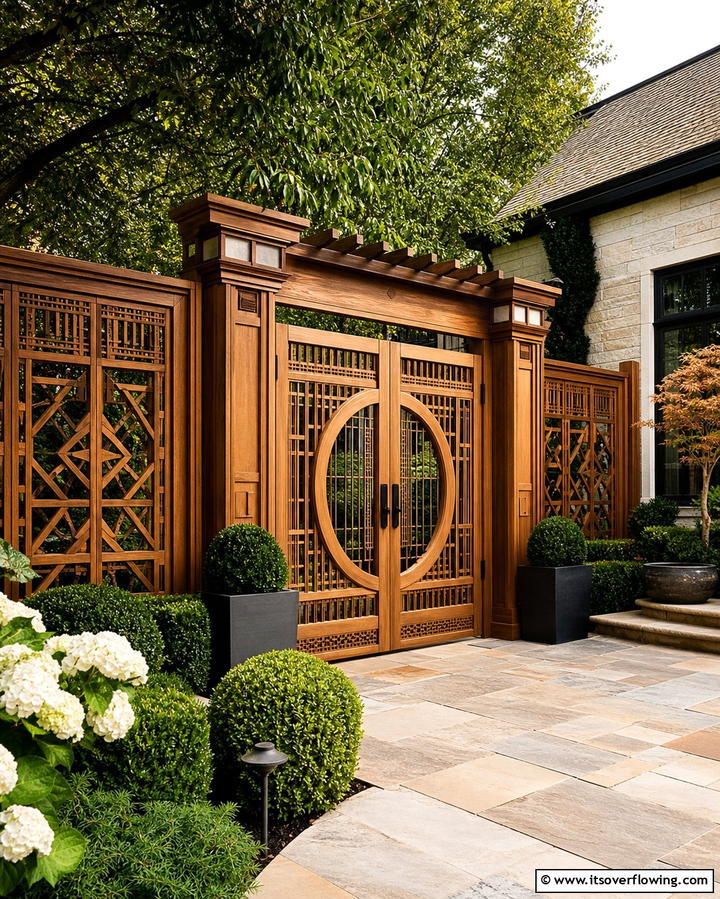Decorative Wood Fence - 25 Wood Fence Ideas to Enhance Your Outdoor Space