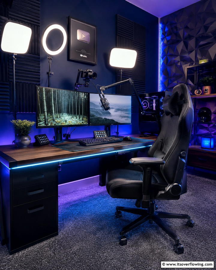 Dedicated Streaming Setup - 25 Inspiring Content Creator Room Ideas for Productivity