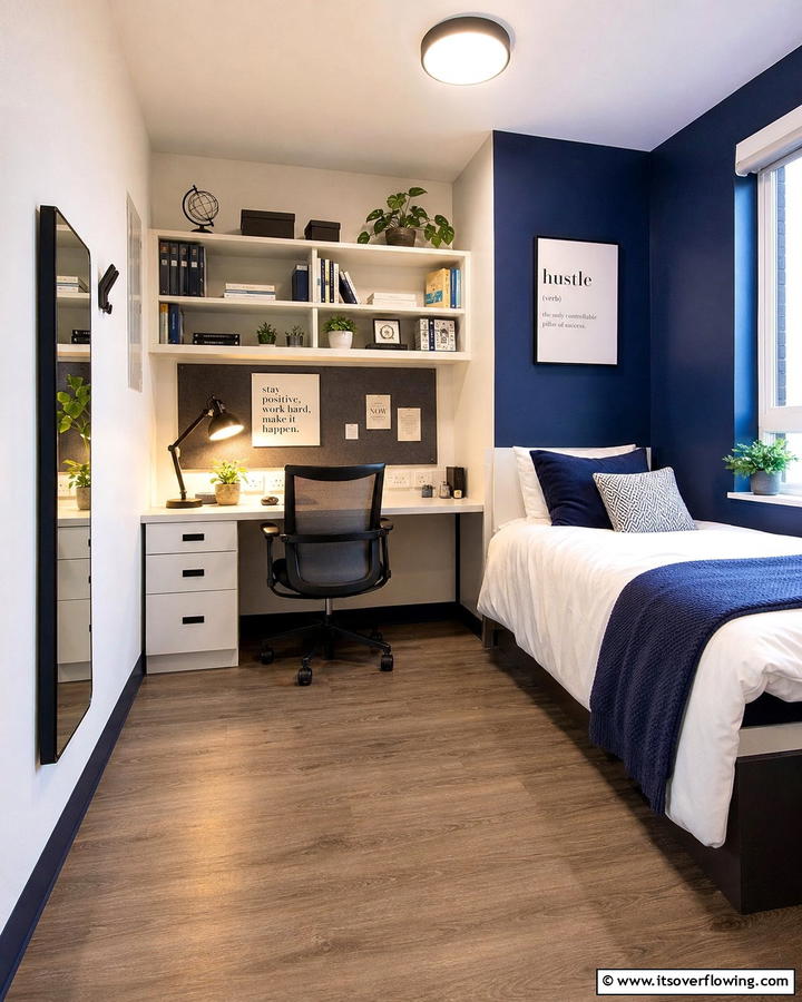 Dedicated Study Zones - 21 Dorm Room Decorating Ideas for Style and Function