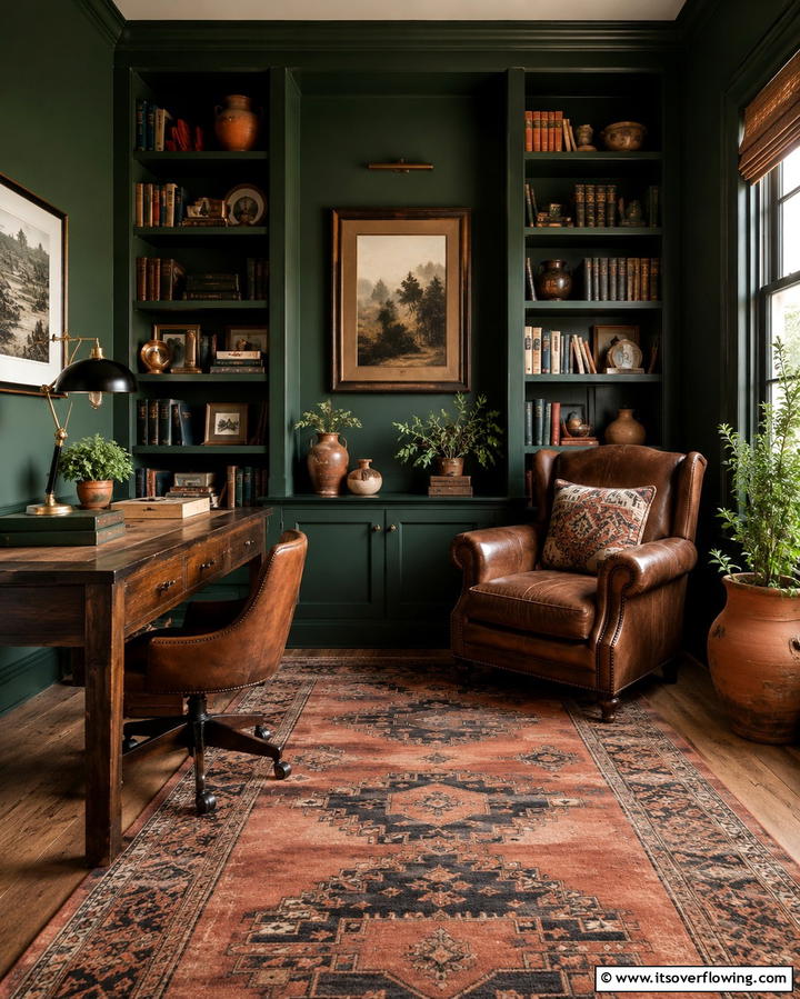 Deep Forest Green - 25 Mexican Interior Paint Colors for a Vibrant and Authentic Home