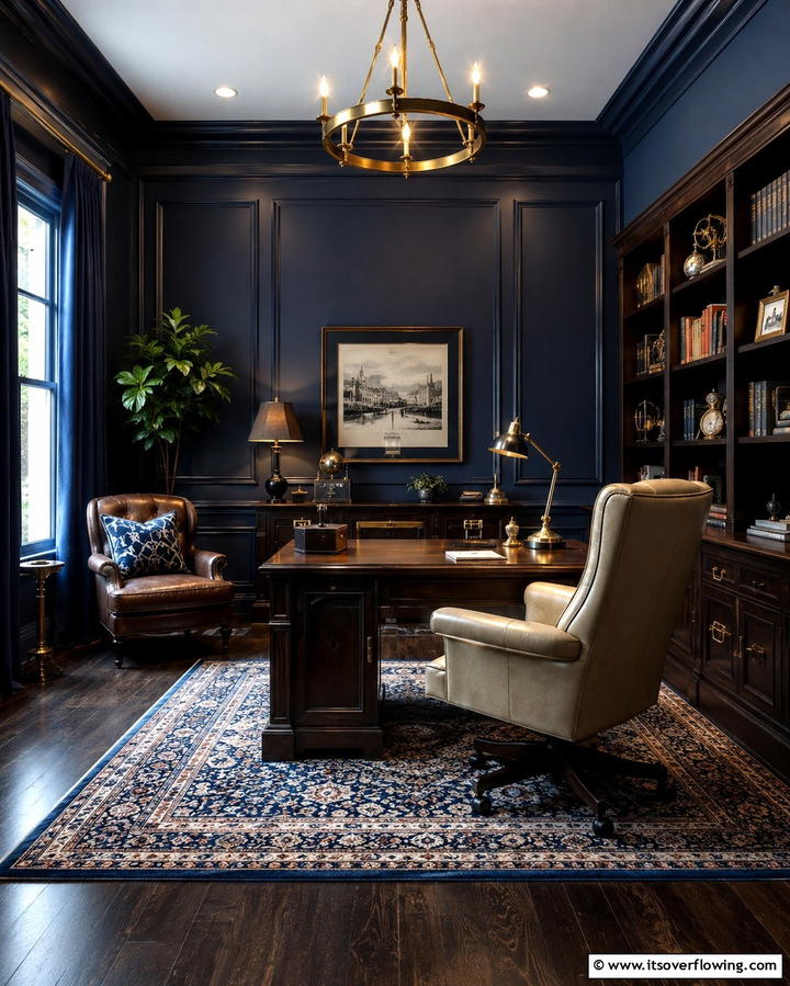 Deep Indigo Mystery - 25 Mexican Interior Paint Colors for a Vibrant and Authentic Home