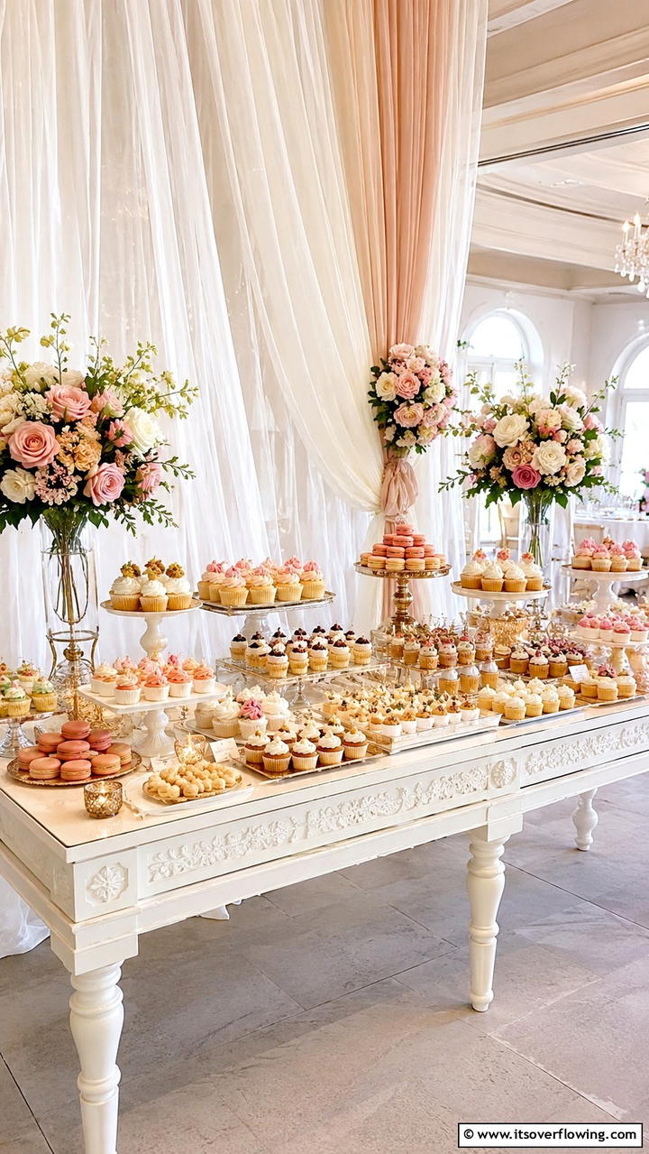 Delectable Dessert Table - 21 Creative Wedding Food Ideas for a Unique Reception Menu