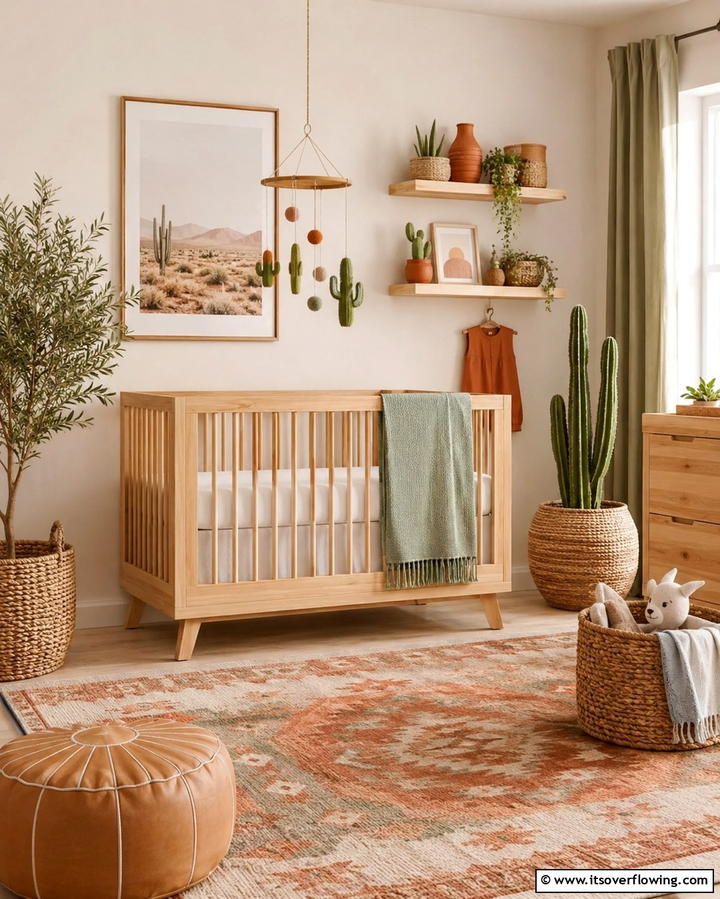 Desert Oasis - 30 Nature Themed Nursery Ideas for a Serene Kids Room