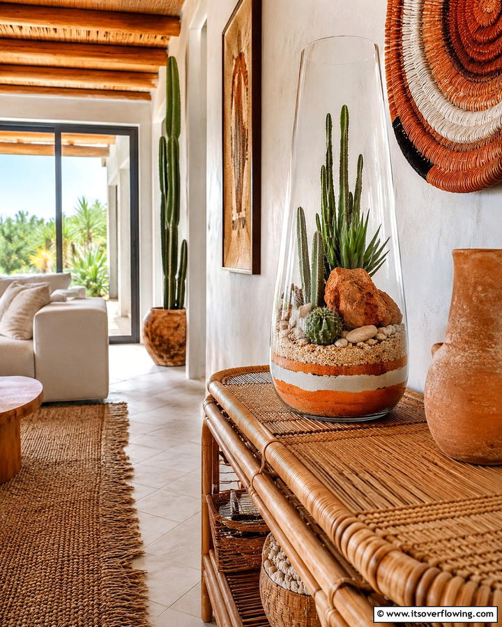 Desert Oasis Terrarium - 30 Creative Terrarium Ideas for Indoor Gardening Enthusiasts