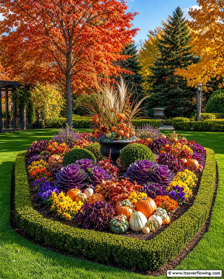 Design a Themed Garden Bed - 25 Fall Garden Ideas to Beautify Your Outdoor Space