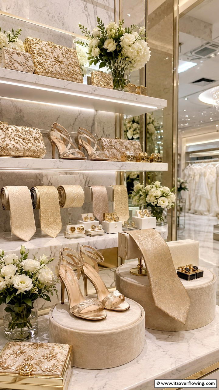 Designer Accessories - 30 Glamorous Wedding Ideas- Elegant Themes & Decor Inspiration
