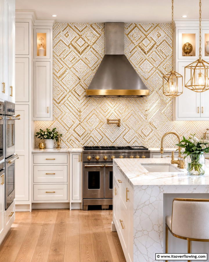 Designer Backsplash Artistry - 21 Luxury Kitchen Ideas for a High-End Culinary Experience