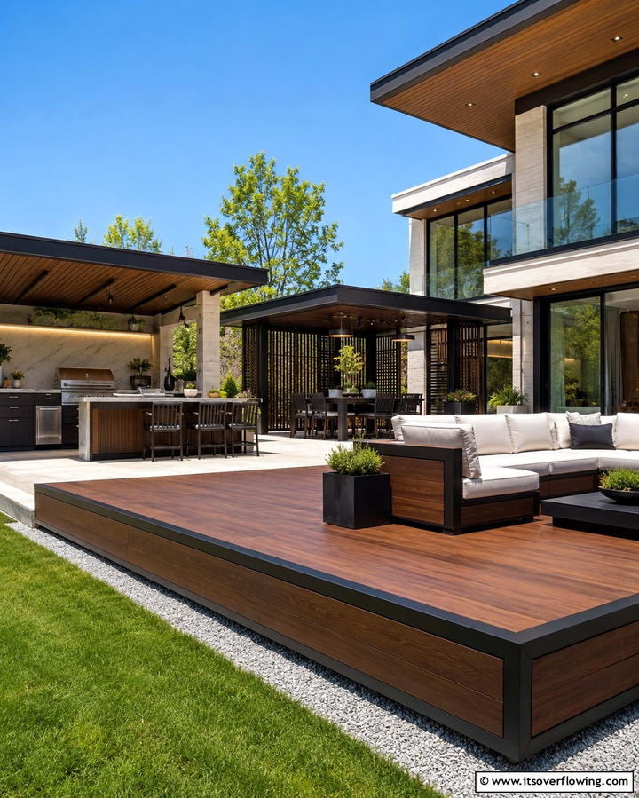 Designer Detail Finishing - 30 Stylish Deck Skirting Ideas to Elevate Outdoor Entertaining