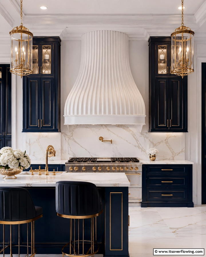 Designer Statement Range Hood - 25 Range Hood Ideas to Upgrade Your Kitchen Design