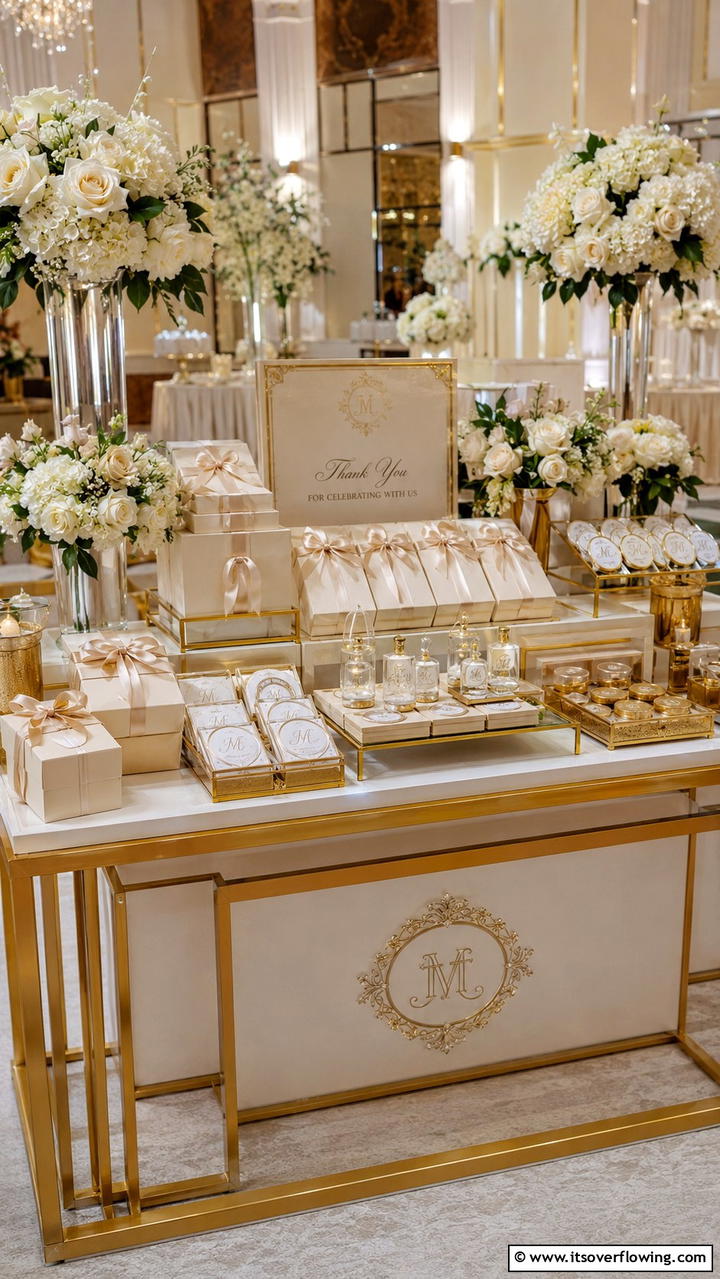 Designer Wedding Favors - 30 Glamorous Wedding Ideas- Elegant Themes & Decor Inspiration