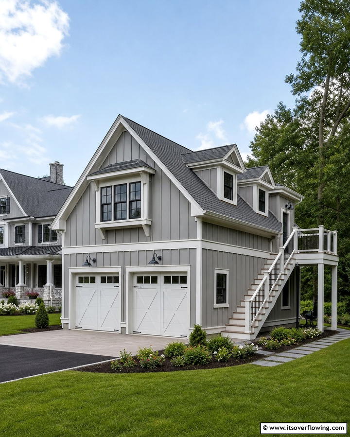 Detached Garage with Loft - 25 Detached Garage Ideas for Extra Storage and Style