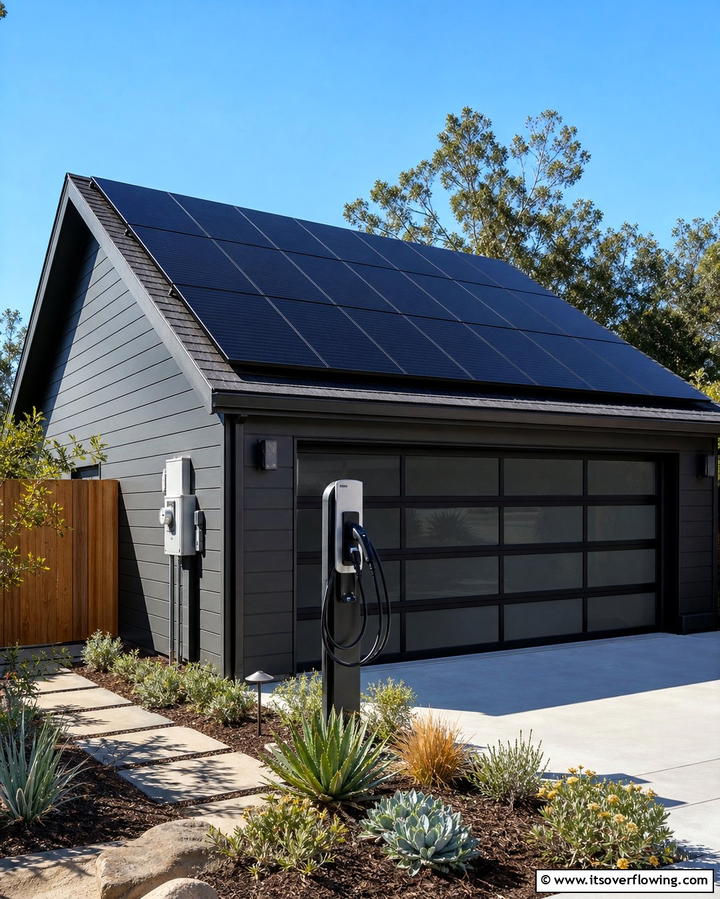 Detached Garage with Solar PanelsExact - 25 Detached Garage Ideas for Extra Storage and Style