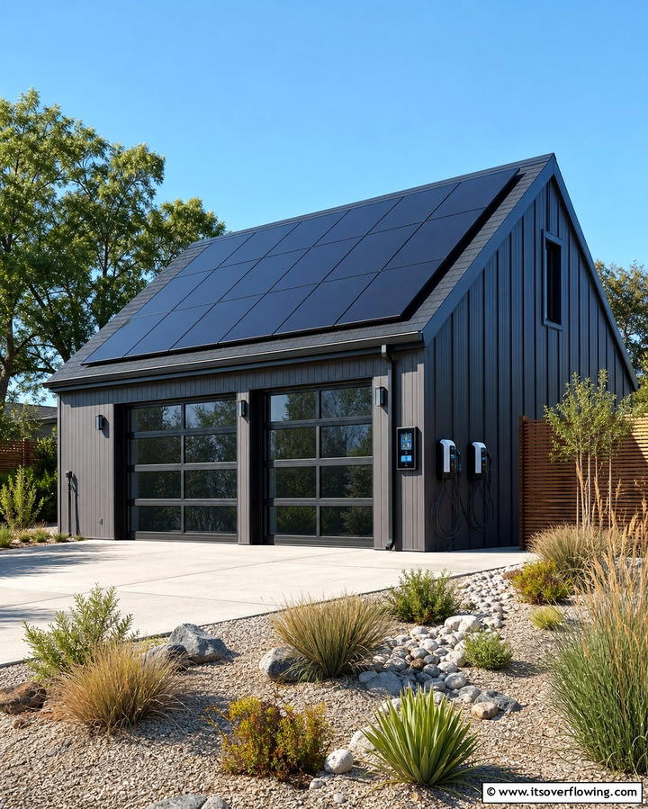 Detached Garage with Solar PanelsOne - 25 Detached Garage Ideas for Extra Storage and Style