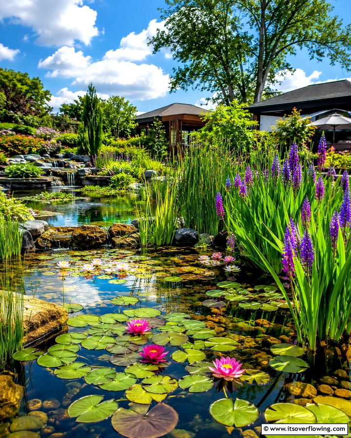 Dewy Morning Pond - 30 Backyard Pond Ideas for Serene Water Features