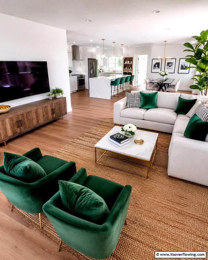 Diagonal Room Setup - 30 Awkward Living Room Layout Solutions for Cohesive Design