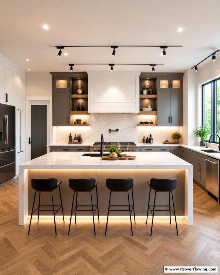 Dimmable Accent Innovations - 30 Kitchen Island Lighting Ideas to Illuminate Your Space