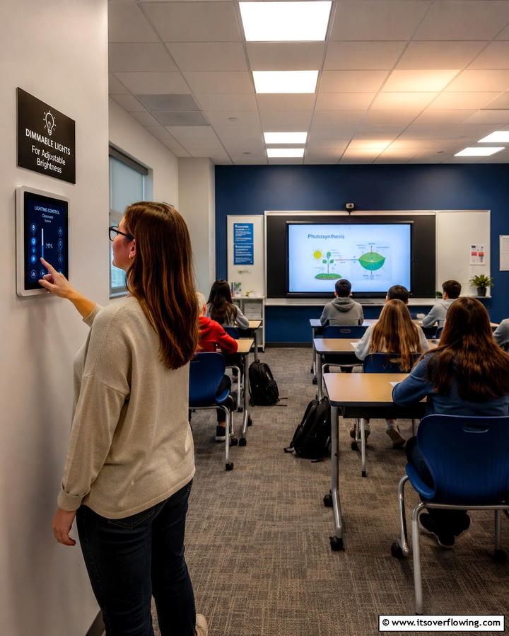 Dimmable Lights for Adjustable Brightness - 25 Classroom Lighting Ideas for Better Learning