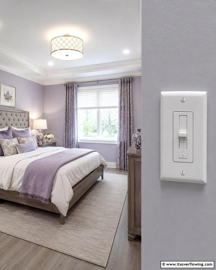 Dimmer Switches for Adjustable Ambiance - 25 Small Bedroom Lighting Ideas to Brighten Your Space