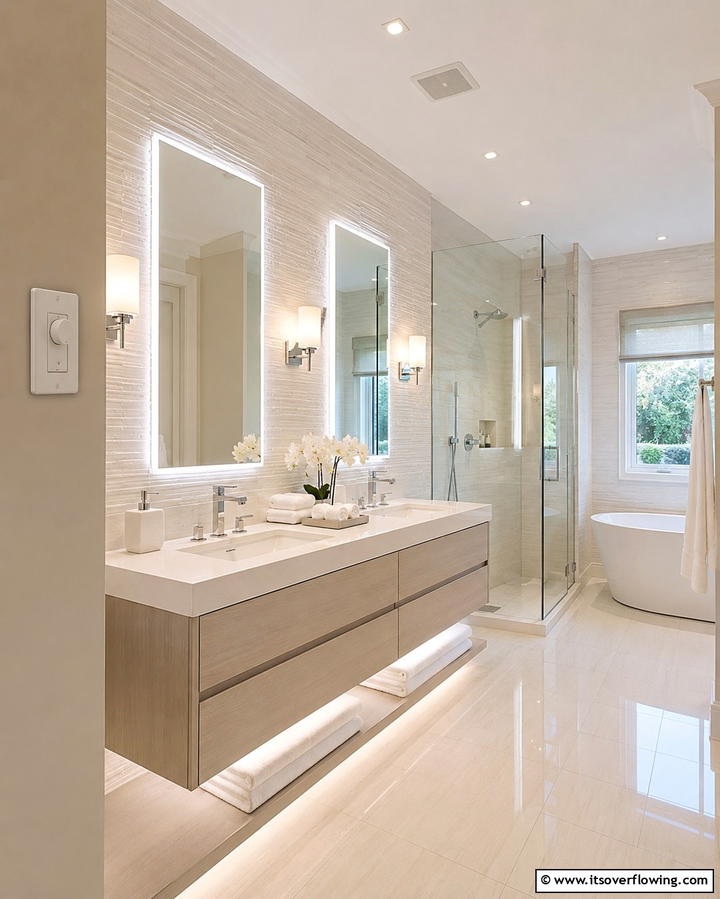 Dimmer Switches for Adjustable AmbianceExact - 25 Bathroom Lighting Ideas to Brighten Your Space