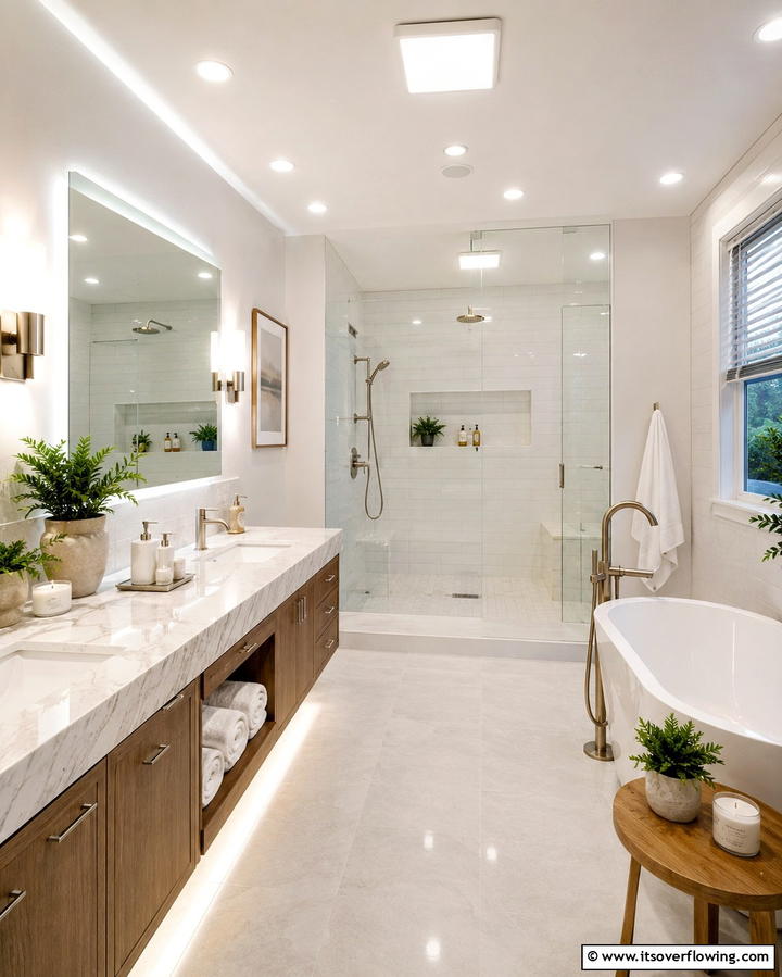 Dimmer Switches for Adjustable AmbianceOne - 25 Bathroom Lighting Ideas to Brighten Your Space