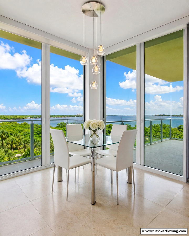 Dining Area with a View - 25 Small Screened-in Porch Ideas for Comfort