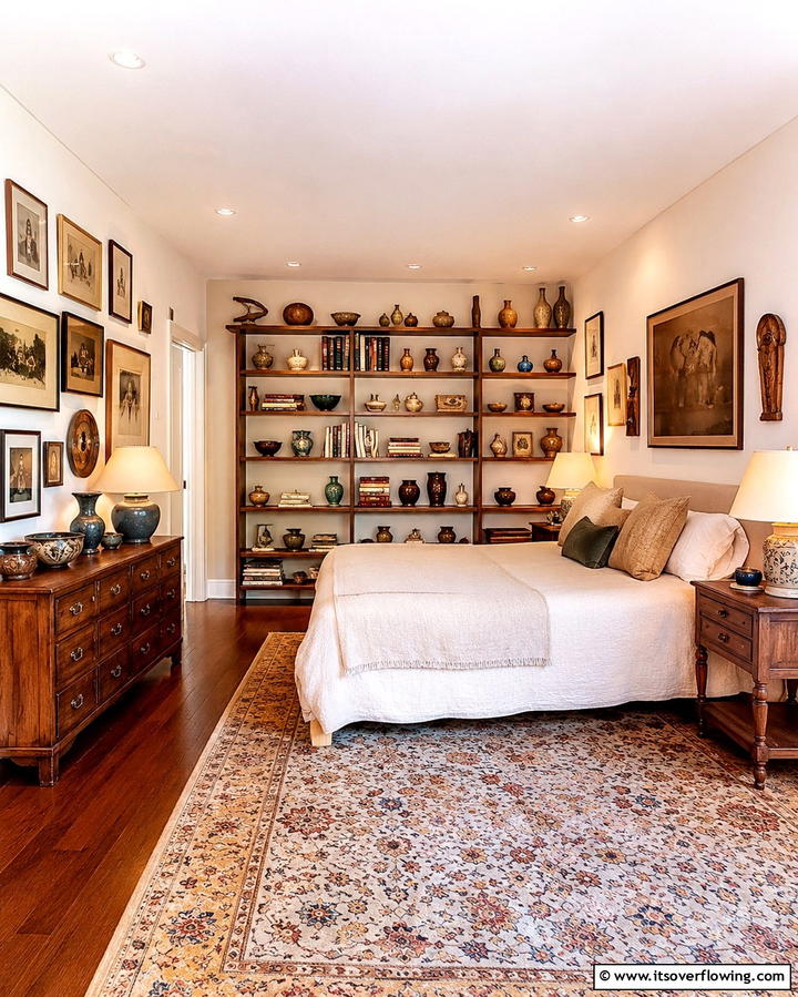 Displaying Collections or Curiosities - 25 Eclectic Bedroom Ideas to Inspire Your Space