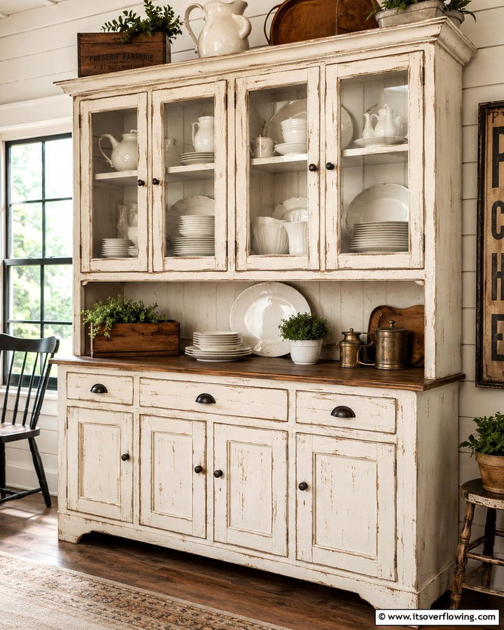 Distressed CabinetryExact - 25 French Country Kitchen Ideas for a Charming Look