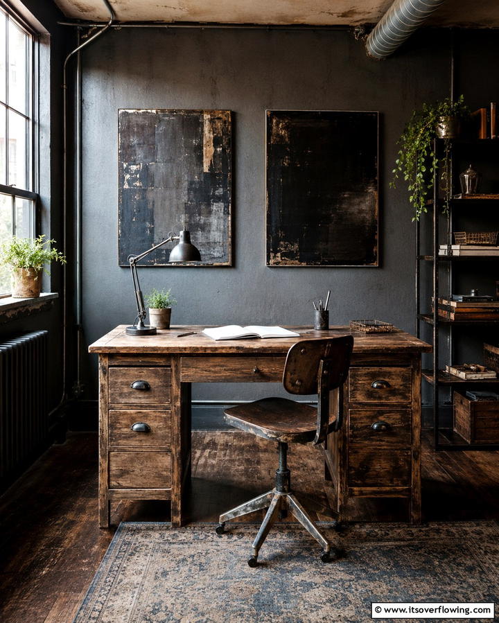 Distressed Furniture PiecesOne - 25 Grunge Aesthetic Room Decor Ideas for a Unique Look