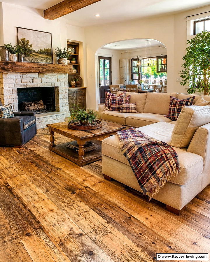 Distressed Wood Floors - 30 Modern Wood Floor Design Ideas for Stylish Homes