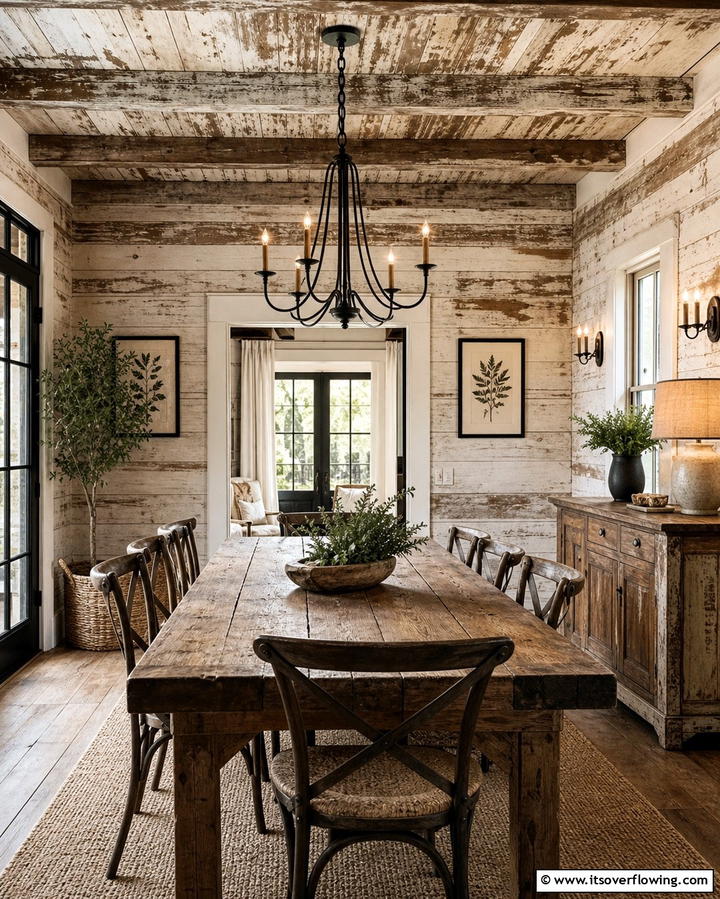 Distressed Wood Look - 25 Wall Texture Ideas to Transform Your Interior Design