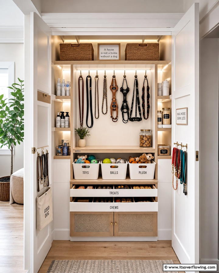 Dog Closet - 25 Dog Room Ideas for a Pet-Friendly Home