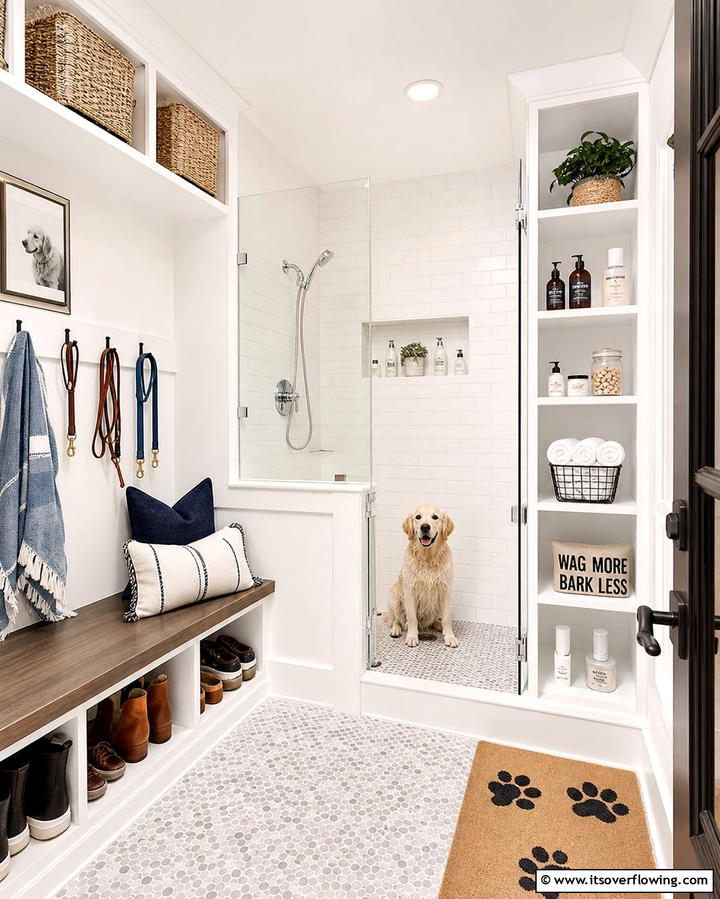 Dog Friendly Mudroom - 25 Dog Room Ideas for a Pet-Friendly Home