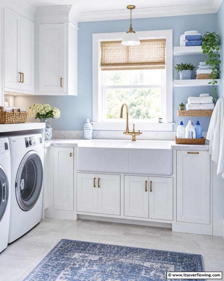 Double Basin Sink - 20 Functional Laundry Room Sink Ideas for Efficiency