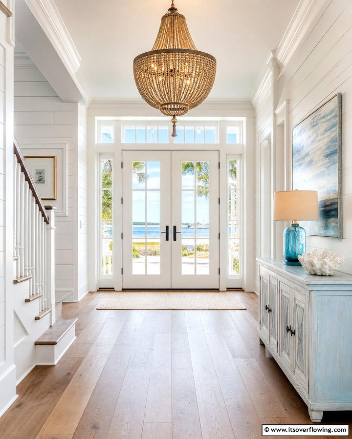 Double Glass Doors for Grand Entrances - 25 Glass Front Doors Ideas to Brighten Your Entryway