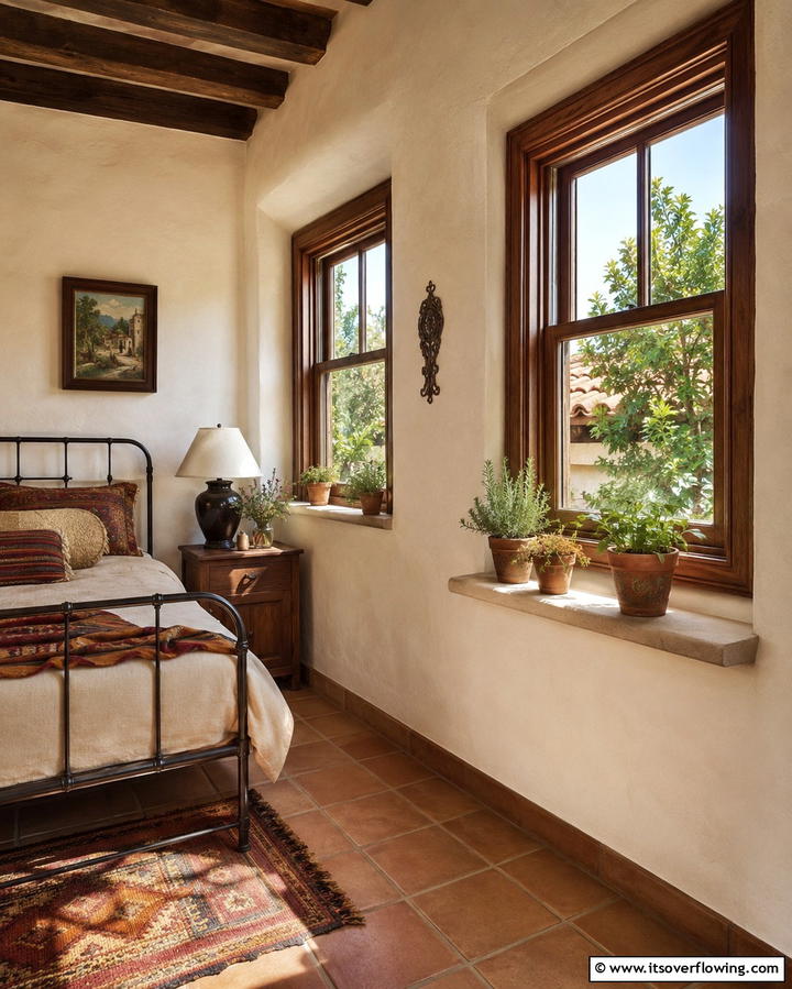 Double Hung Windows for Practicality - 20 Spanish Style Windows to Enhance Your Home’s Charm