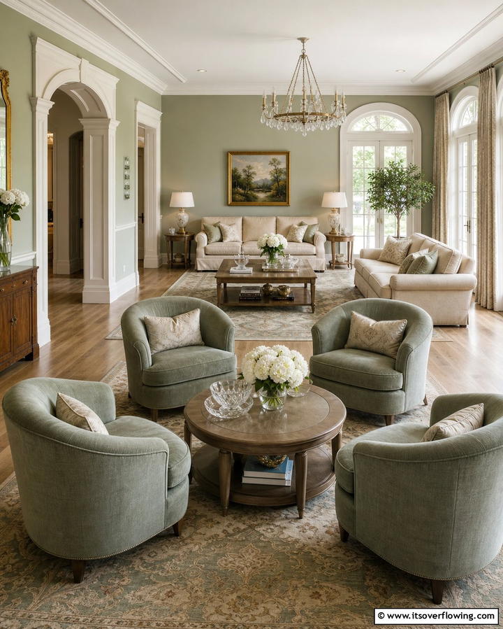 Double Seating Areas - 25 Large Living Room Ideas for Spacious Comfort