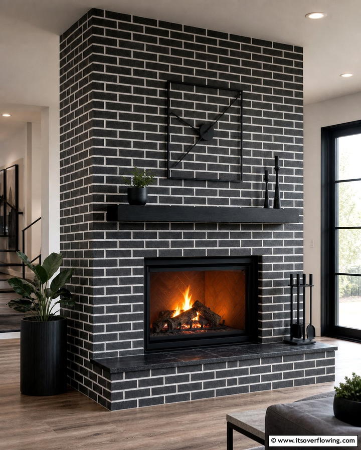 Double Sided Brick Fireplace Design - 25 Rustic Brick Fireplace Ideas to Warm Up Your Home