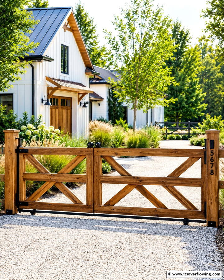 Double Swing Gate - 25 Fence Gate Ideas for Stylish and Secure Yards