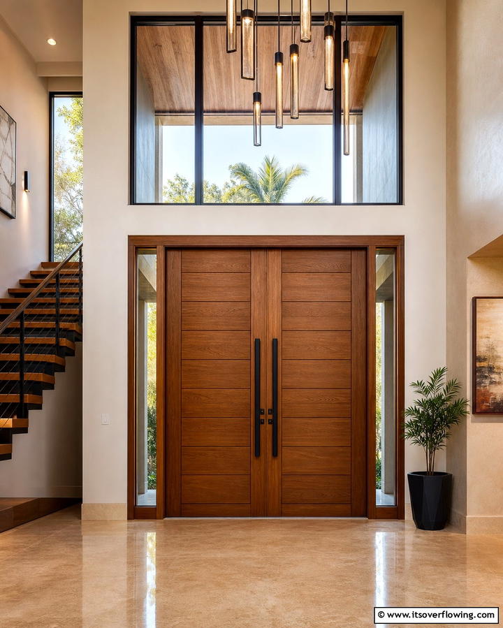 Double Wooden Front Doors - 25 Rustic Front Door Ideas to Welcome Guests in Style