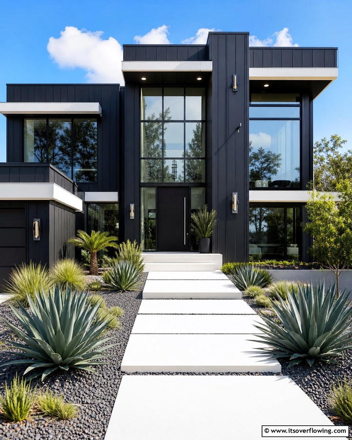 Dramatic Black Onyx - 25 Board and Batten Siding Colors for Curb Appeal