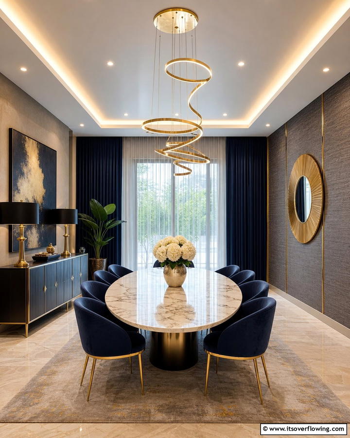 Dramatic Dining Room Lighting - 20 Recessed Lighting Ideas for Modern Home Illumination